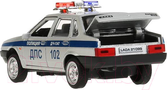 Изображение товара Автомобиль игрушечный Технопарк Lada-21099 Спутник Полиция / 21099-12SLPOL-SR