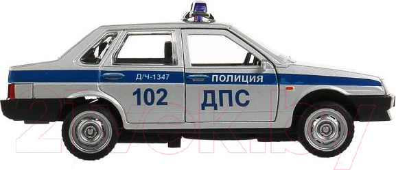 Изображение товара Автомобиль игрушечный Технопарк Lada-21099 Спутник Полиция / 21099-12SLPOL-SR