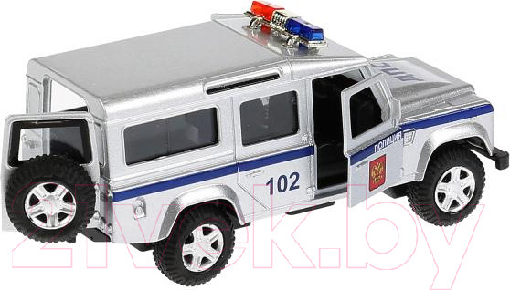 Изображение товара Автомобиль игрушечный Технопарк Land Rover Defender Полиция / DEFENDER-P-SL