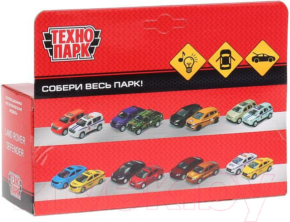 Изображение товара Автомобиль игрушечный Технопарк Land Rover Defender Полиция / DEFENDER-P-SL
