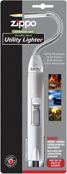 Изображение товара Пьезоэлектрическая газовая зажигалка Zippo Flex Neck / 121353 (серебристый)