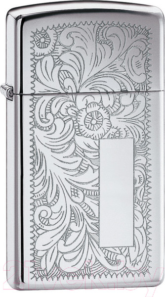Изображение товара Зажигалка Zippo Slim Venetian / 1652 (серебристый)