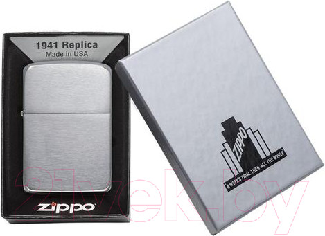 Изображение товара Зажигалка Zippo Replica / 1941 (серебристый)
