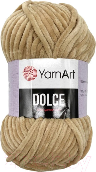 Изображение товара Пряжа для вязания Yarnart Dolce 100% микрополиэстер / 747 (120м, бежевый)