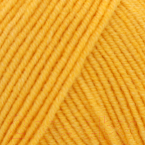 Изображение товара Пряжа для вязания Yarnart Jeans 35 (160м, желтый)