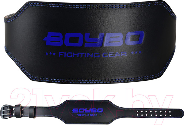 Изображение товара Пояс для пауэрлифтинга BoyBo Legend (M, черный/синий)
