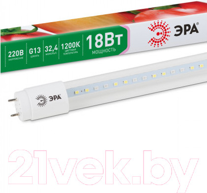Изображение товара Светильник для растений ЭРА FITO-18W-Ra90-Т8-G13-NL / Б0042987