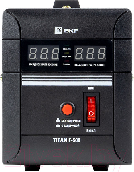 Изображение товара Стабилизатор напряжения EKF PROxima Stab-f-500 Titan F-500 0.3кВт