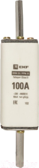 Изображение товара Предохранитель плавкий EKF PROxima fus-33-0/160/100