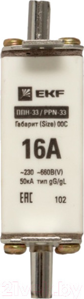 Изображение товара Предохранитель плавкий EKF PROxima fus-33/100/16