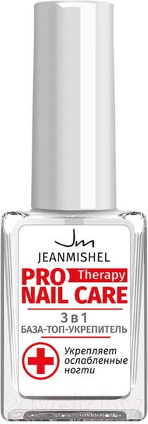 Изображение товара Лак для ногтей Jeanmishel Pro Therapy Nail Care 3в1 (6мл)