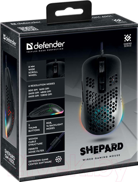 Изображение товара Мышь Defender Shepard GM-620L / 52620