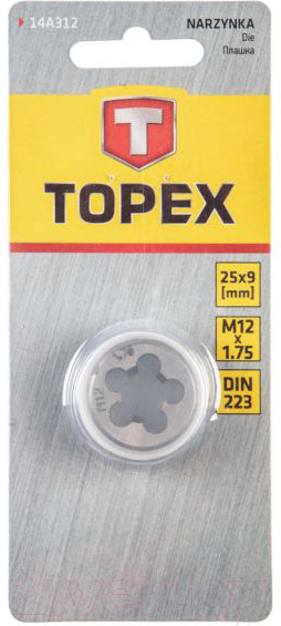 Изображение товара Плашка Topex 14A312