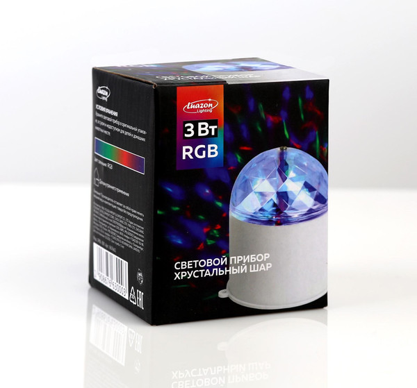 Изображение товара Диско-лампа Luazon Хрустальный шар 867663
