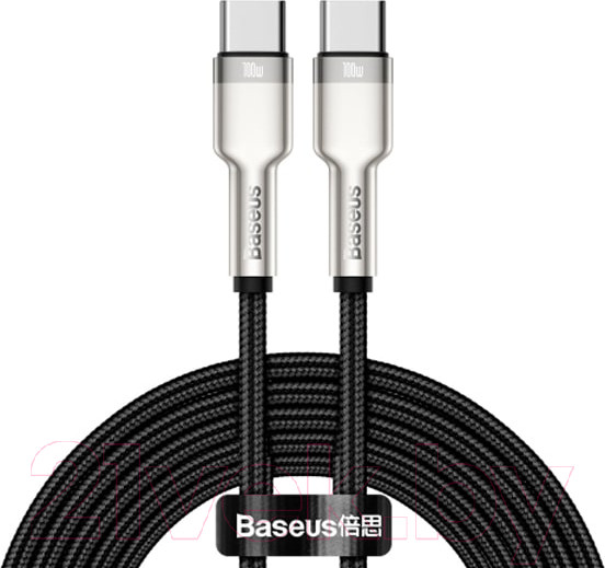 Изображение товара Кабель Baseus Cafule Type-C to Type-C / CATJK-C01 (1м, черный)