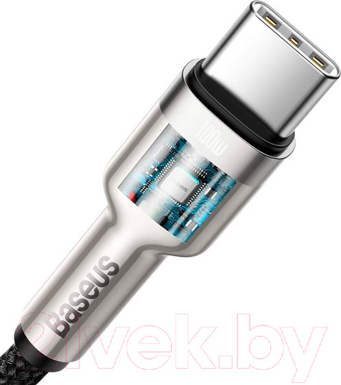 Изображение товара Кабель Baseus Cafule Type-C to Type-C / CATJK-C01 (1м, черный)