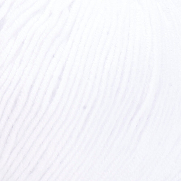 Изображение товара Пряжа для вязания Yarnart Jeans 55% хлопок, 45% полиакрил / 62 (160м, белый)