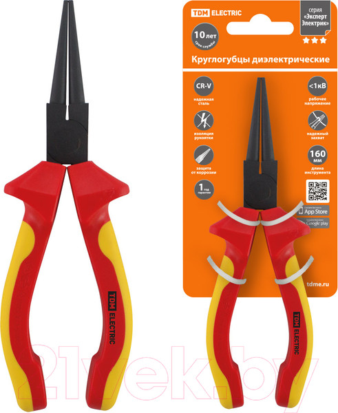 Изображение товара Круглогубцы TDM SQ1010-0106