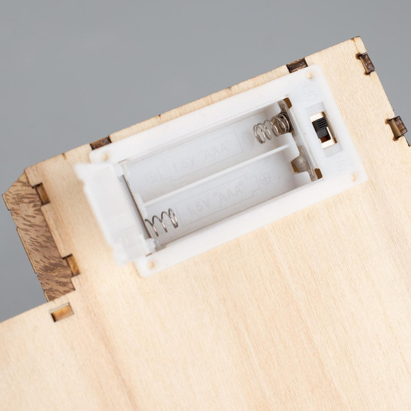 Изображение товара Световая фигурка Luazon Треугольничек с Дедом Морозом 6117314 (теплый белый)