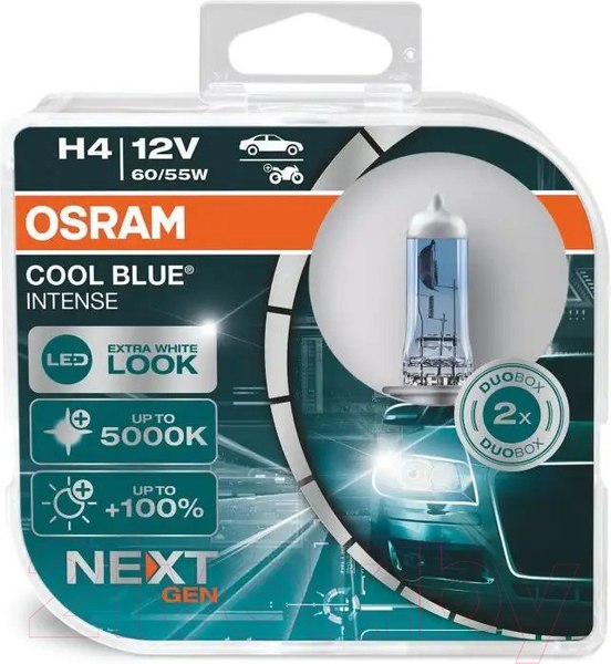 Изображение товара Комплект автомобильных ламп Osram H4 64193CBN-HCB (2шт)