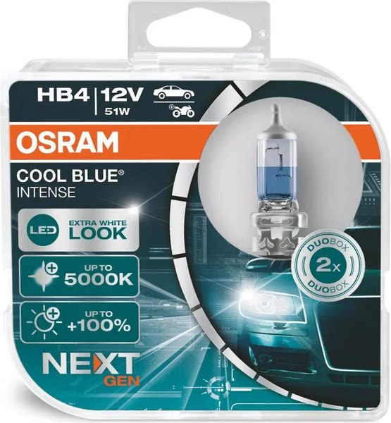 Изображение товара Комплект автомобильных ламп Osram HB4 9006CBN-HCB (2шт)