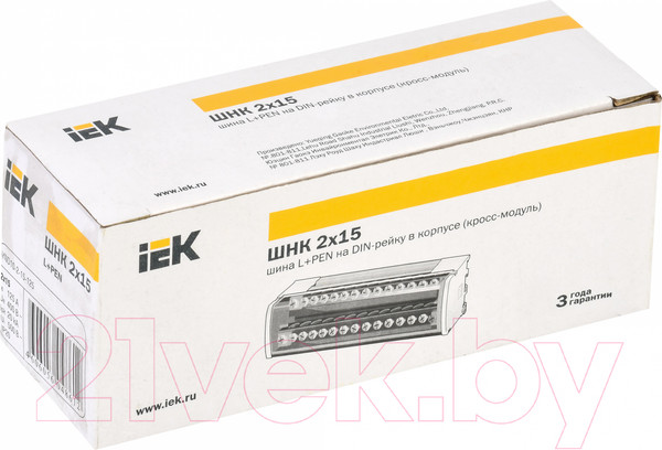 Изображение товара Шина нулевая в корпусе IEK YND10-2-15-125