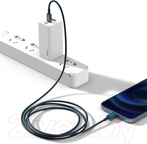 Изображение товара Кабель Baseus Superior Type-C To Lightning / CATLYS-C03 (2м, синий)