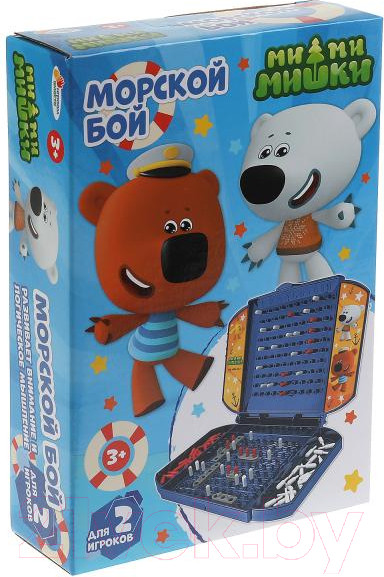 Изображение товара Настольная игра Играем вместе Ми-ми-мишки Морской бой / B1926203-R2