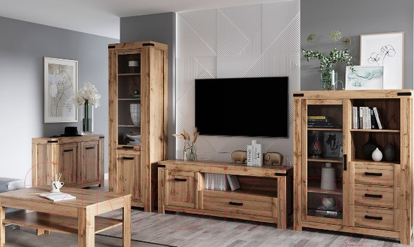 Изображение товара Тумба Anrex Mortiz 2D (дуб вотан)