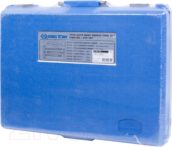 Изображение товара Набор инструмента для кузовного ремонта King TONY 9CF-107