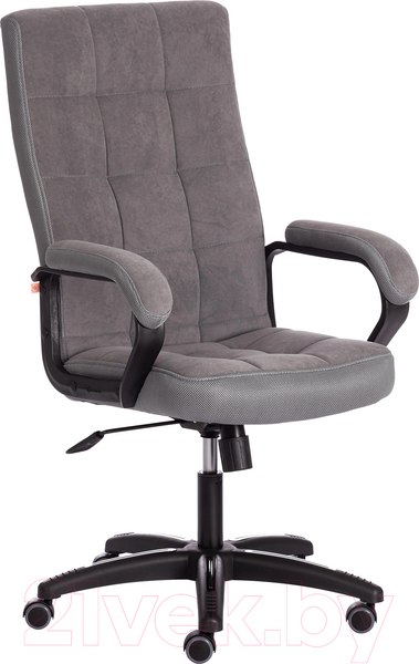 Изображение товара Кресло офисное Tetchair Trendy флок/ткань (серый)
