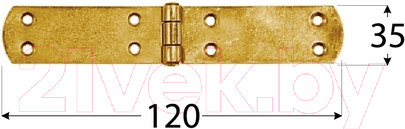 Изображение товара Петля дверная Domax ZF 120 / 807101