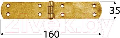 Изображение товара Петля дверная Domax ZF 160 / 807301