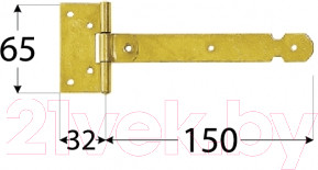 Изображение товара Петля дверная Domax ZBL 150 / 813101