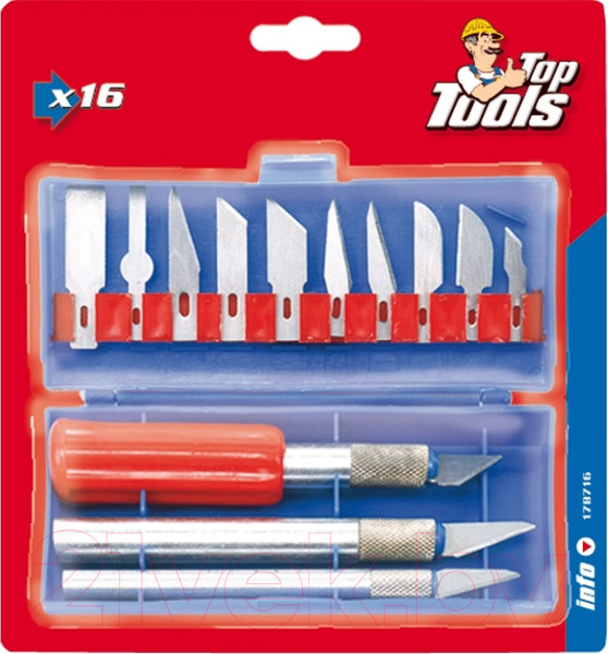 Изображение товара Набор для резьбы по дереву TopTools 17B716