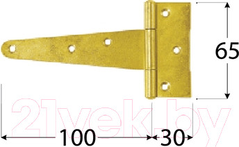 Изображение товара Петля дверная Domax ZT 100 / 818101