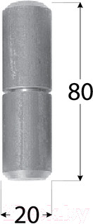 Изображение товара Петля точечная Domax ZTK 20 / 840401