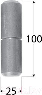 Изображение товара Петля точечная Domax ZTK 25 / 840601
