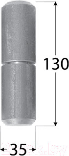 Изображение товара Петля точечная Domax ZTK 35 / 840901