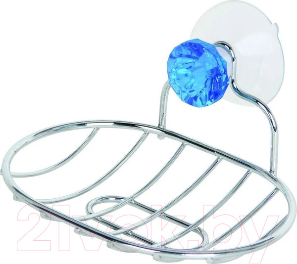 Изображение товара Мыльница Рыжий кот Бриллиант W2732A / 311464 (синий)