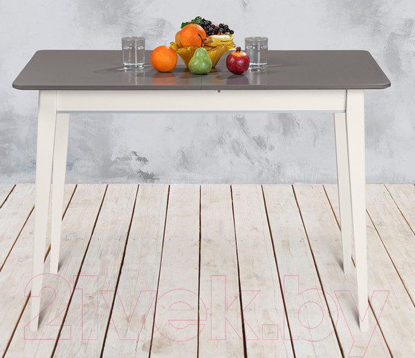 Изображение товара Обеденный стол ТехКомПро Арека ПР 70x100-140 / 121384 (бук/шале/тон подстолья 1/ножка 7)