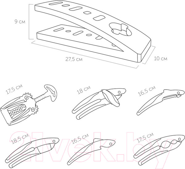 Изображение товара Набор кухонных приборов Nadoba Undina 721317