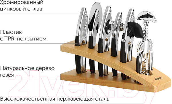 Изображение товара Набор кухонных приборов Nadoba Sirena 721217