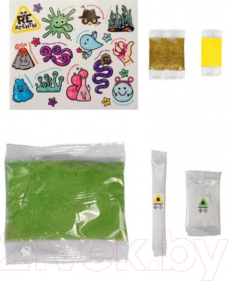 Изображение товара Набор для создания слайма Re-Агенты Мега-Лизун / EX005T (зеленый)