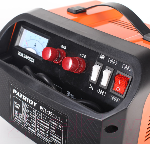 Изображение товара Пуско-зарядное устройство PATRIOT BCT-50 Start