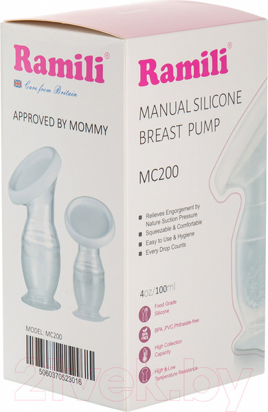 Изображение товара Молокоотсос ручной Ramili MC200