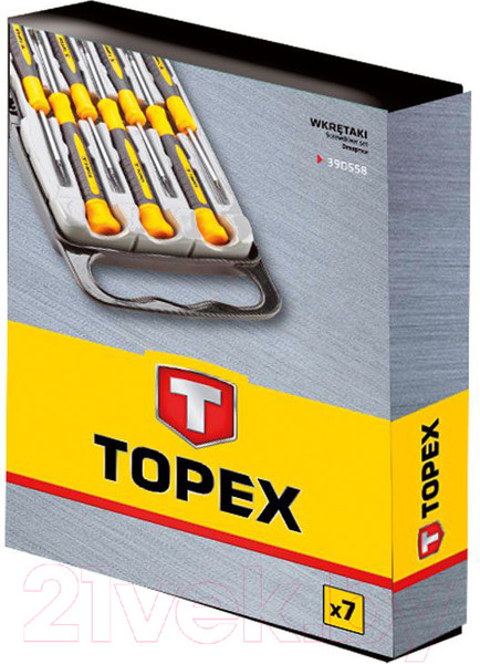 Изображение товара Набор отверток Topex 39D558