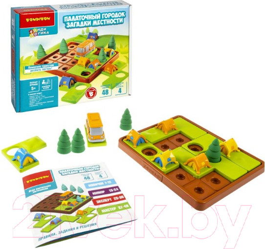 Изображение товара Развивающая игра Bondibon Палаточный городок. Загадки местности / ВВ5077