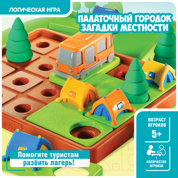 Изображение товара Развивающая игра Bondibon Палаточный городок. Загадки местности / ВВ5077