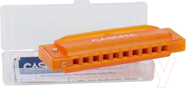 Изображение товара Губная гармошка Cascha Fun Blues / HH-2276 (оранжевый)